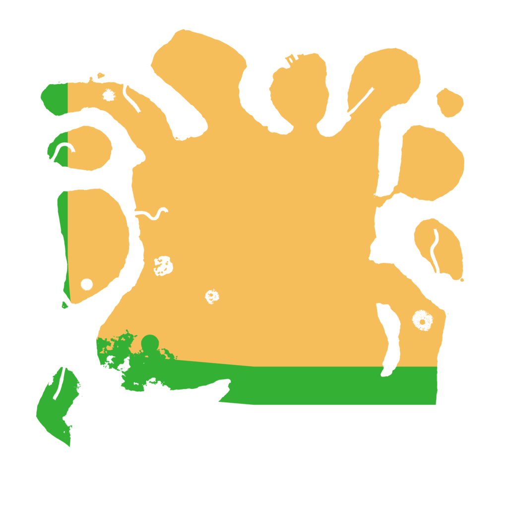 Biome Rust Map: Procedural Map, Size: 3800, Seed: 110593