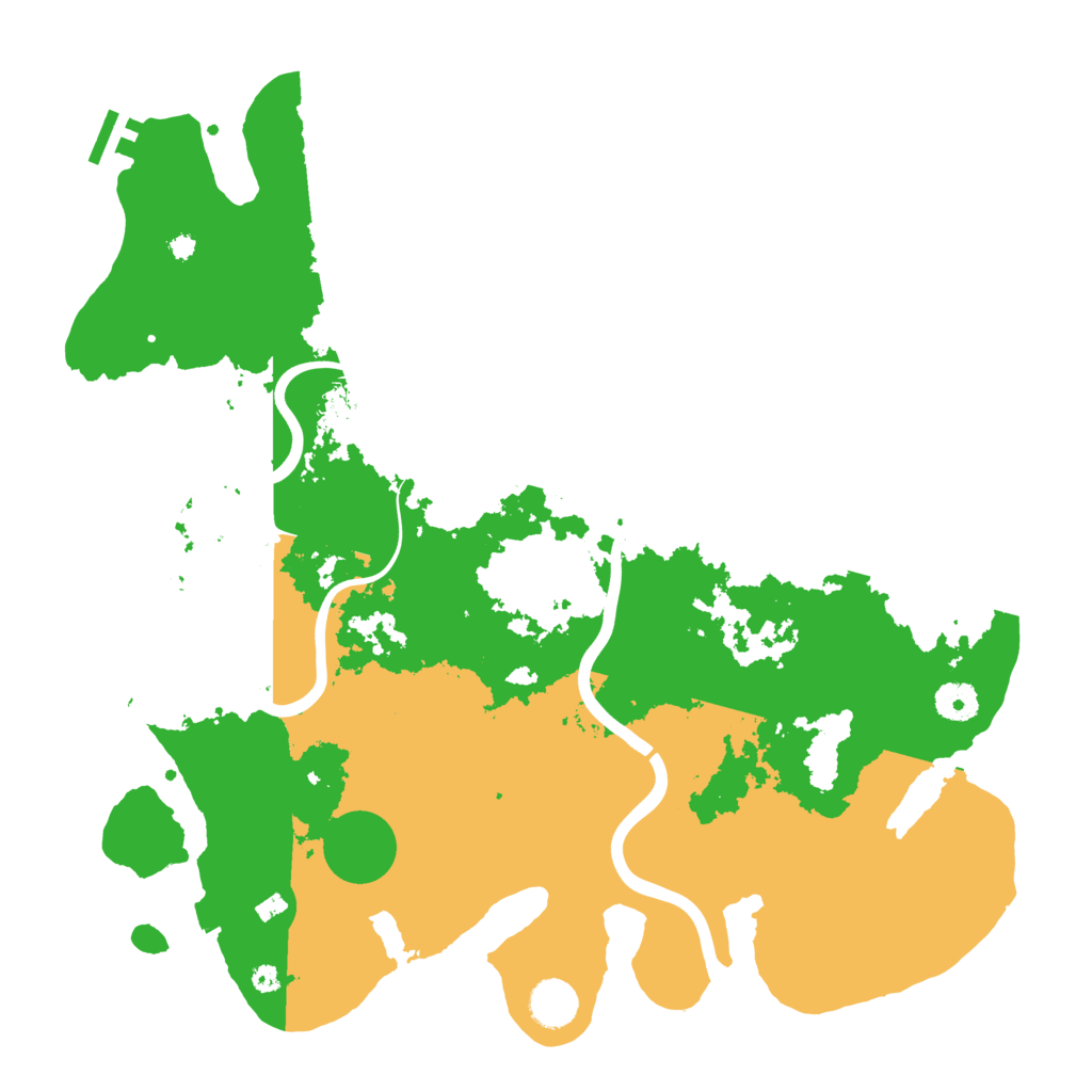 Biome Rust Map: Procedural Map, Size: 3950, Seed: 981876900