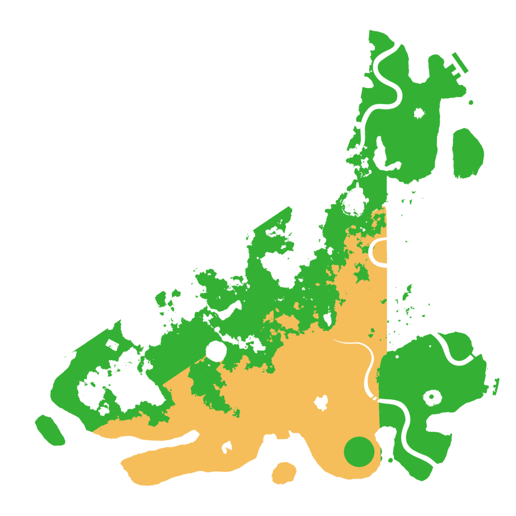 Biome Rust Map: Procedural Map, Size: 4500, Seed: 756815098
