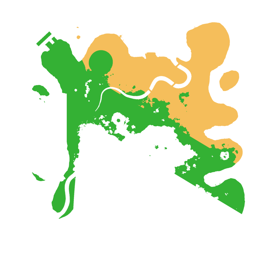 Biome Rust Map: Procedural Map, Size: 3000, Seed: 222762