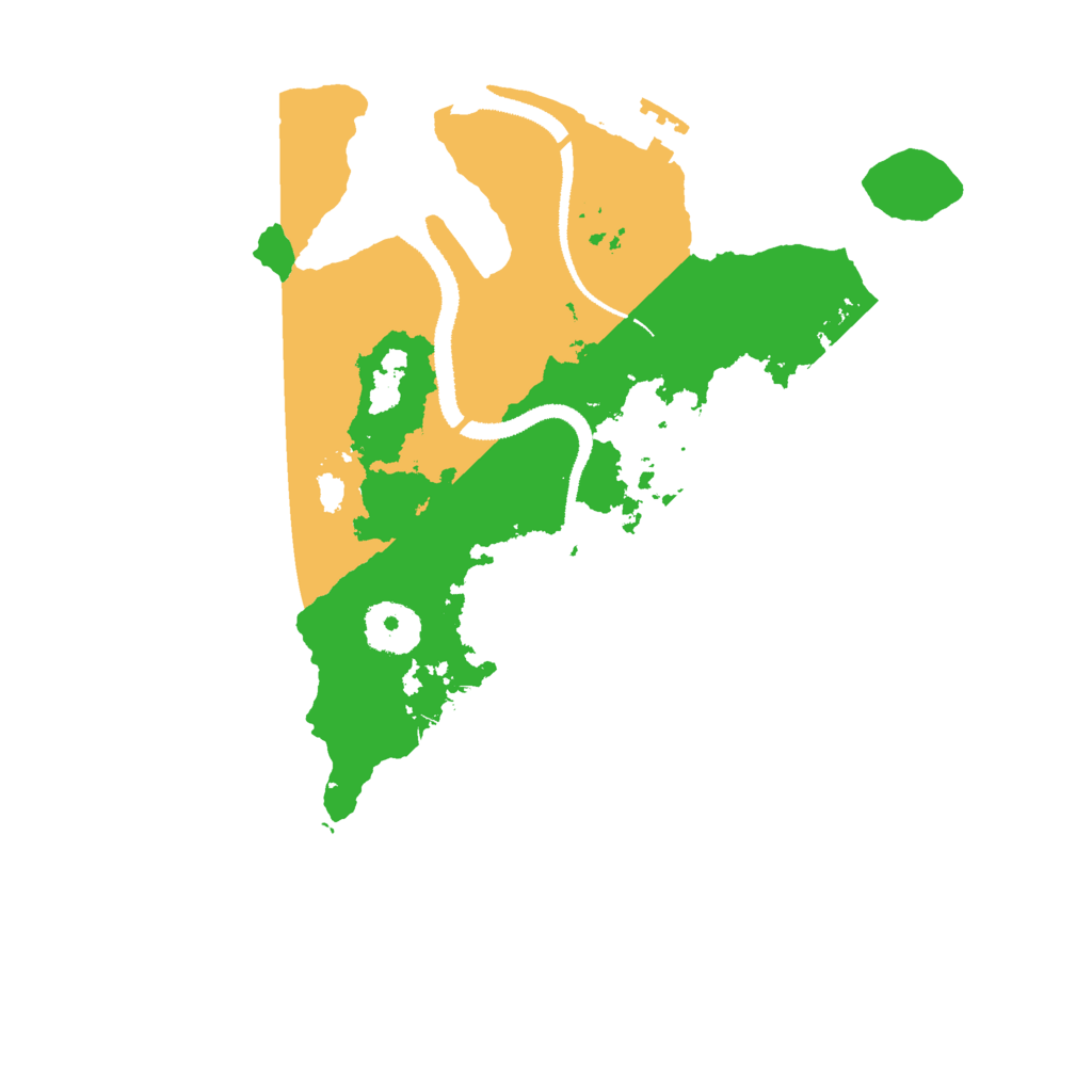 Biome Rust Map: Procedural Map, Size: 3000, Seed: 447310