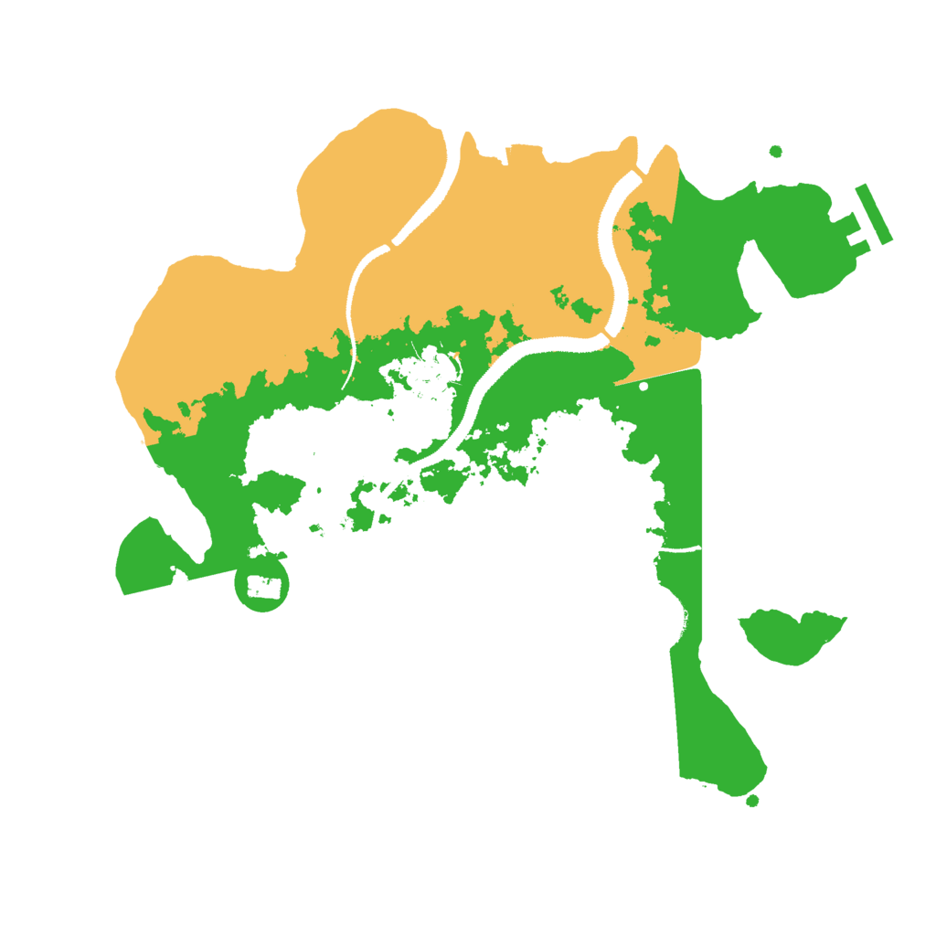 Biome Rust Map: Procedural Map, Size: 3000, Seed: 1252197762