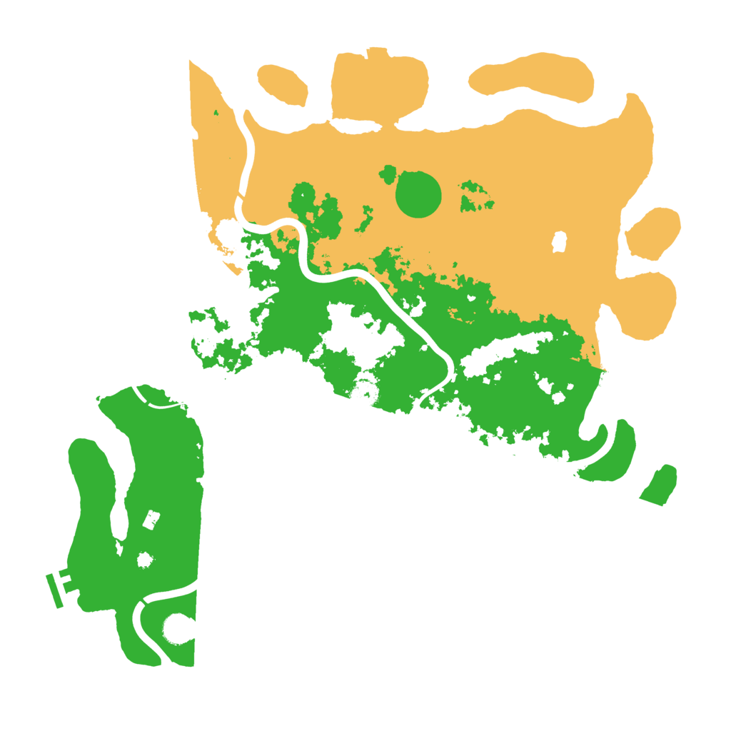 Biome Rust Map: Procedural Map, Size: 4200, Seed: 2486