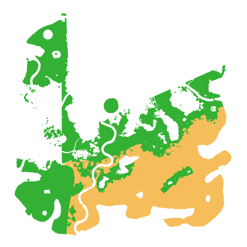 Biome Rust Map: Procedural Map, Size: 4500, Seed: 110612