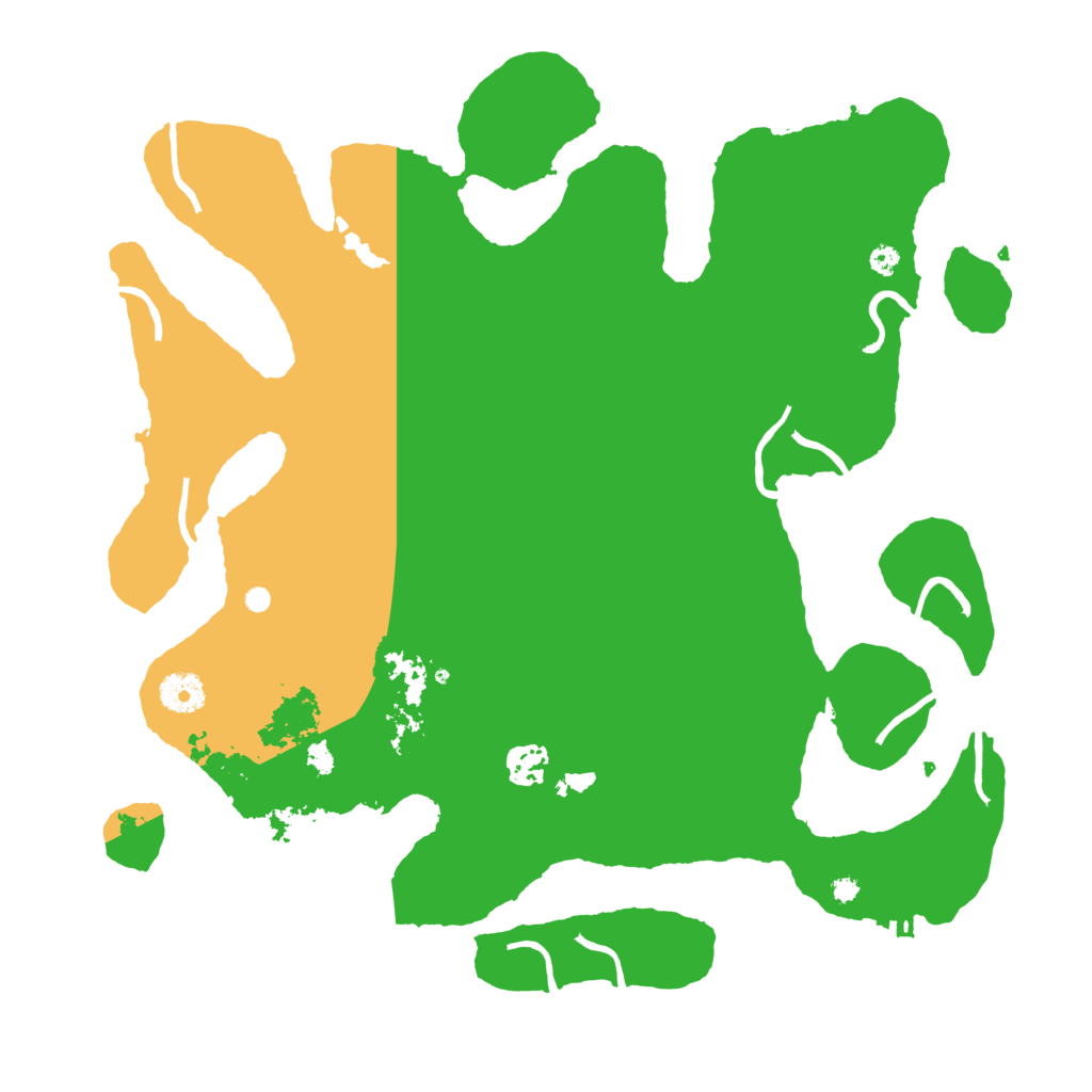 Biome Rust Map: Procedural Map, Size: 3800, Seed: 90612