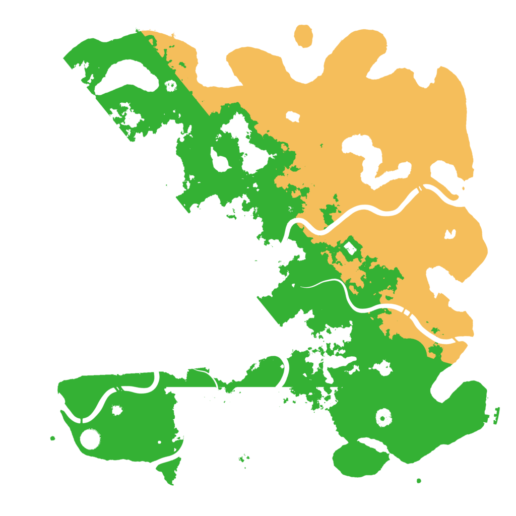 Biome Rust Map: Procedural Map, Size: 4500, Seed: 975559