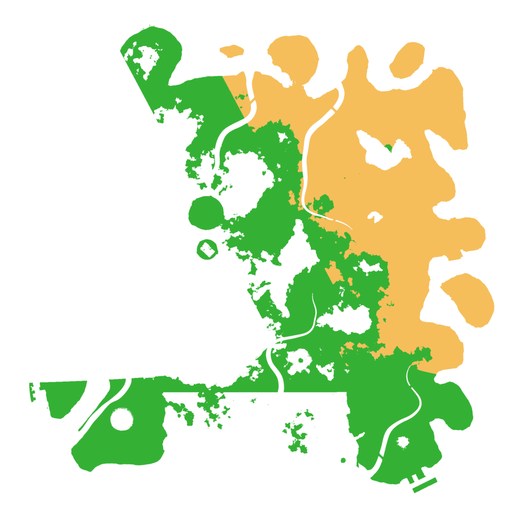 Biome Rust Map: Procedural Map, Size: 4096, Seed: 100612