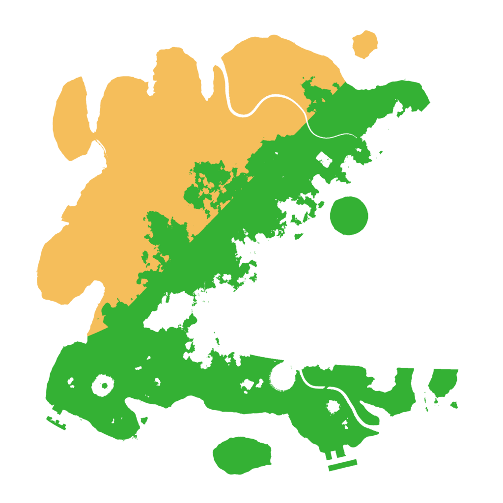 Biome Rust Map: Procedural Map, Size: 3500, Seed: 1456718221