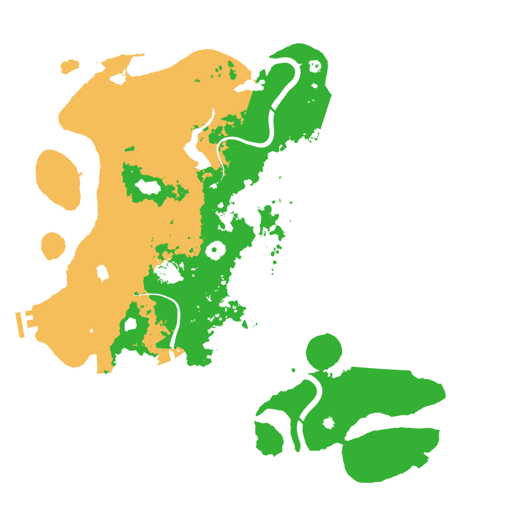 Biome Rust Map: Procedural Map, Size: 4000, Seed: 16351564