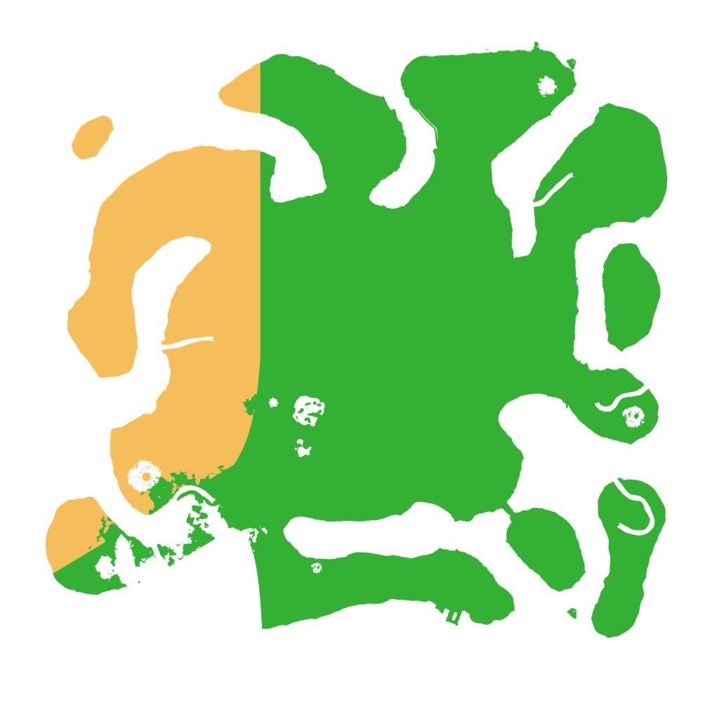 Biome Rust Map: Procedural Map, Size: 3500, Seed: 196367907