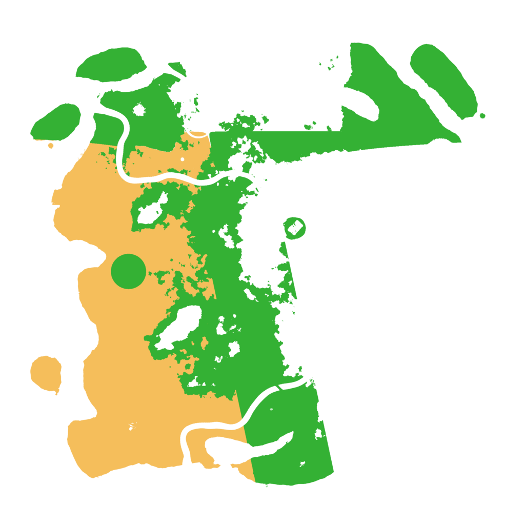 Biome Rust Map: Procedural Map, Size: 3950, Seed: 951251915
