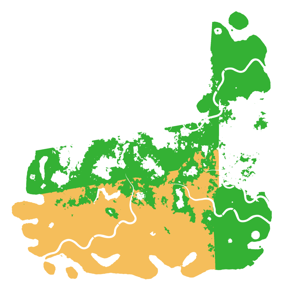 Biome Rust Map: Procedural Map, Size: 6000, Seed: 32474