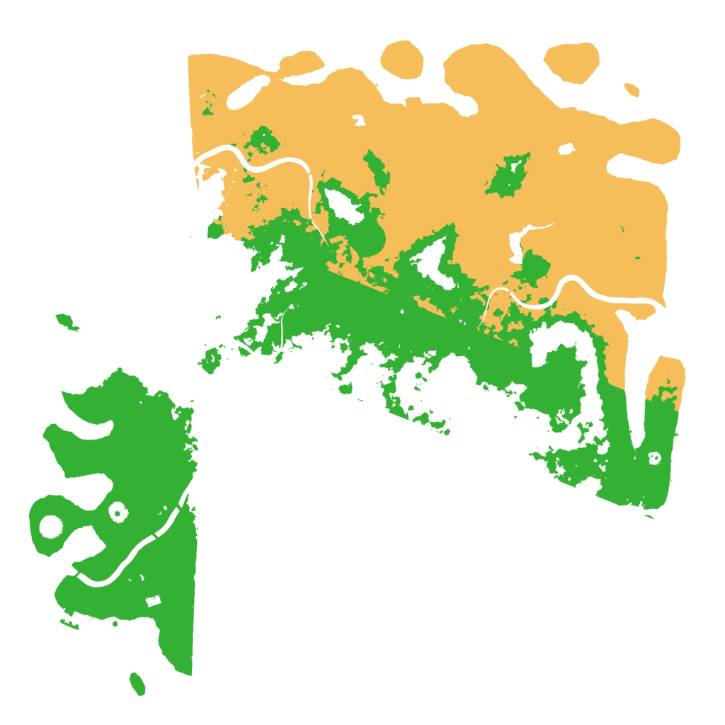 Biome Rust Map: Procedural Map, Size: 5500, Seed: 999