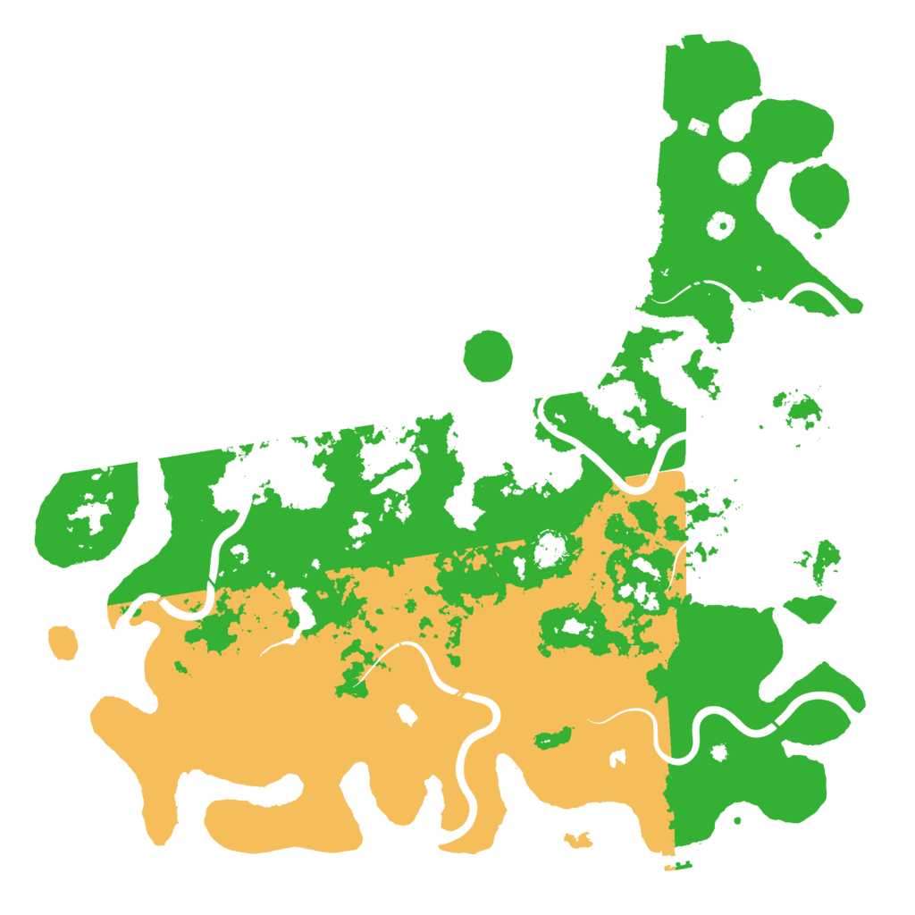 Biome Rust Map: Procedural Map, Size: 5000, Seed: 77865