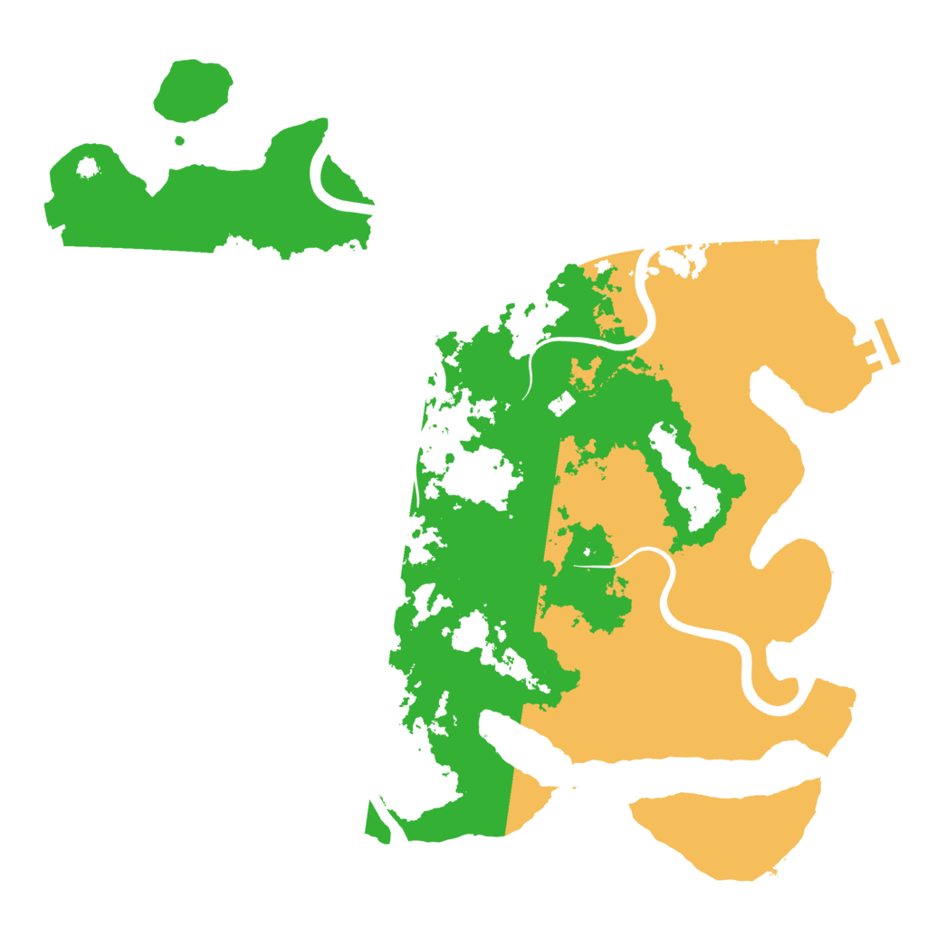 Biome Rust Map: Procedural Map, Size: 3950, Seed: 725178250