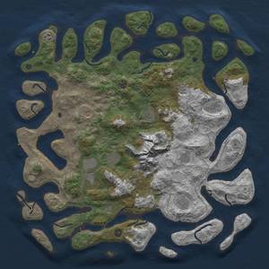 Thumbnail Rust Map: Procedural Map, Size: 5000, Seed: 1522531, 18 Monuments