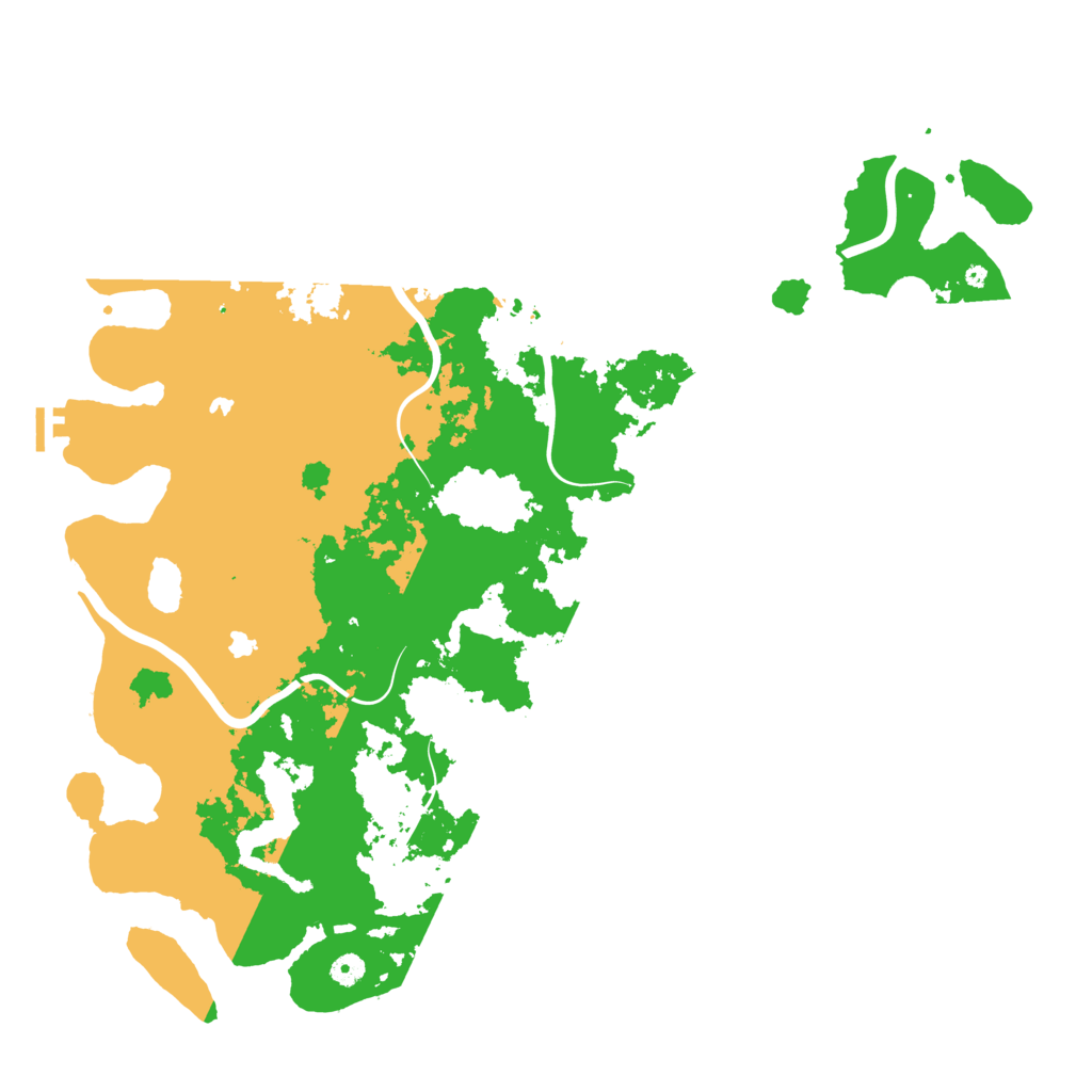 Biome Rust Map: Procedural Map, Size: 5000, Seed: 1522531