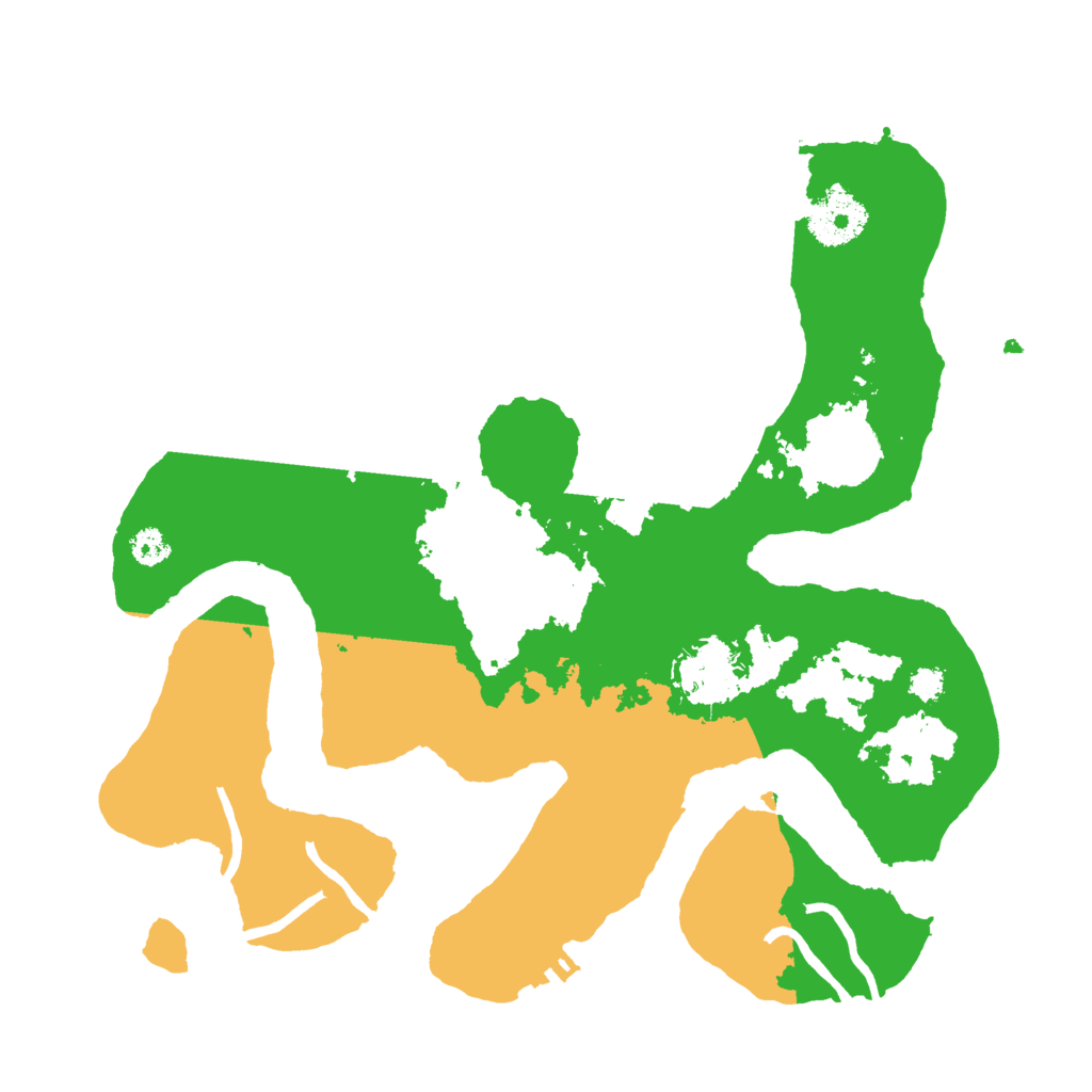 Biome Rust Map: Procedural Map, Size: 3000, Seed: 279794