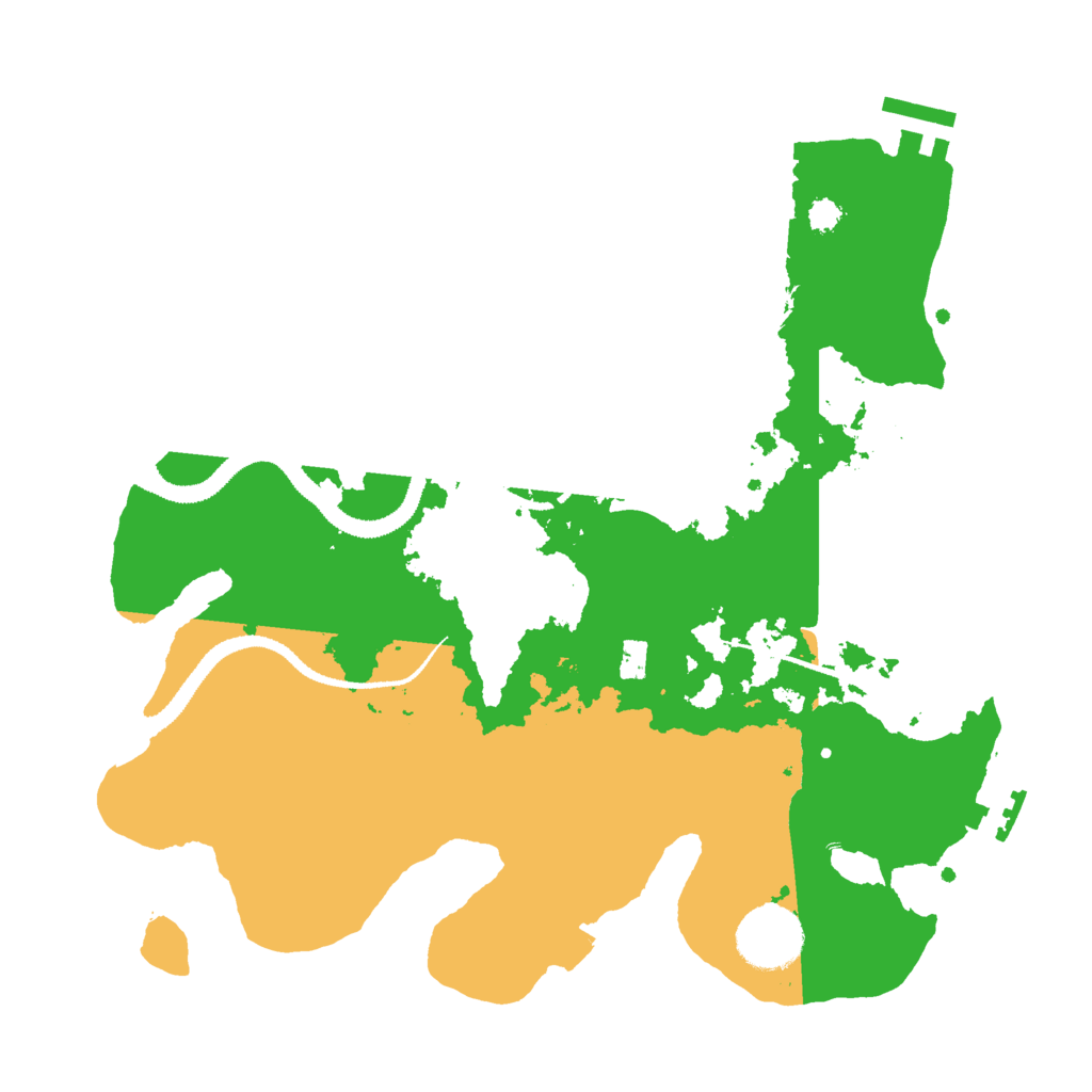 Biome Rust Map: Procedural Map, Size: 3000, Seed: 279794
