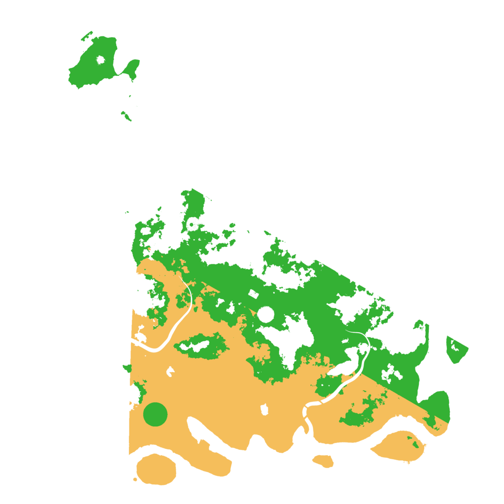 Biome Rust Map: Procedural Map, Size: 5500, Seed: 3333