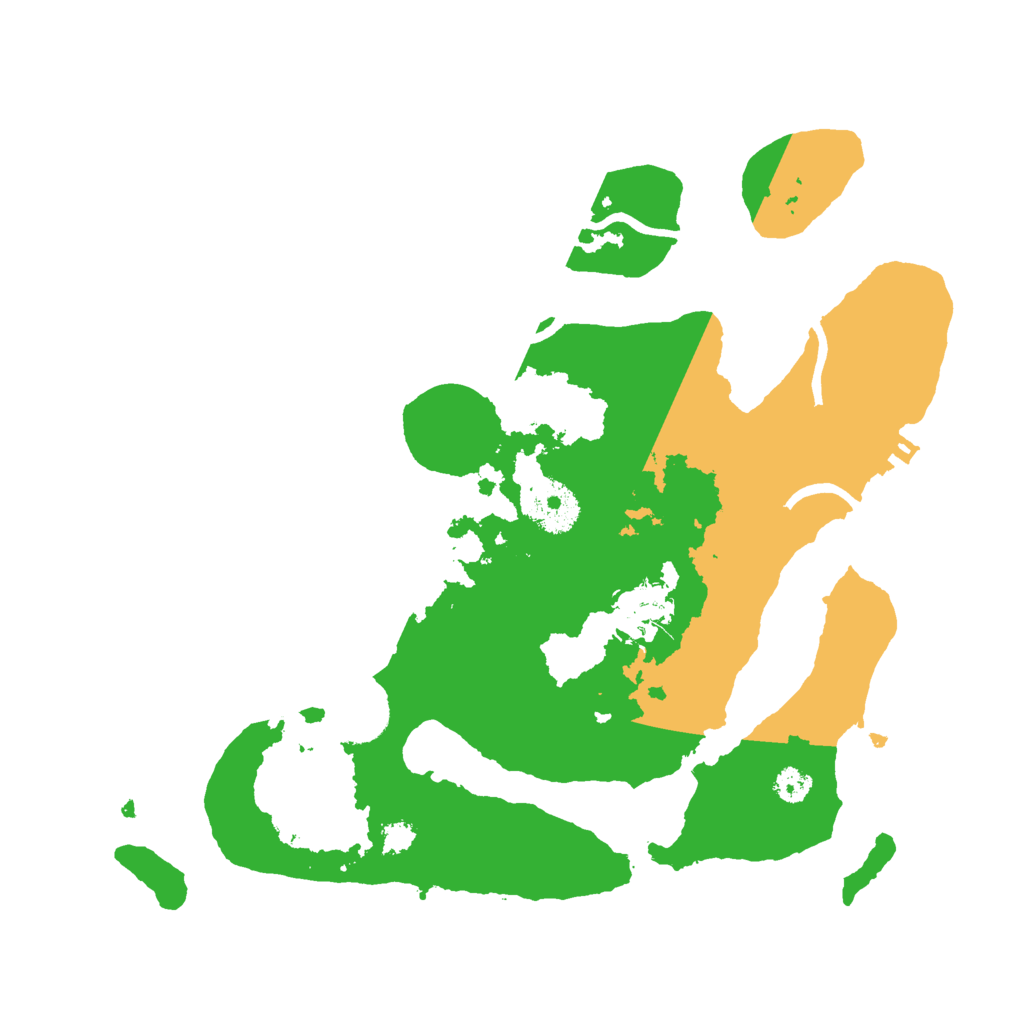 Biome Rust Map: Procedural Map, Size: 3000, Seed: 294892