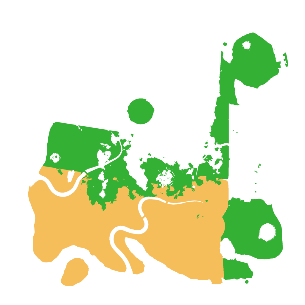 Biome Rust Map: Procedural Map, Size: 3325, Seed: 28498
