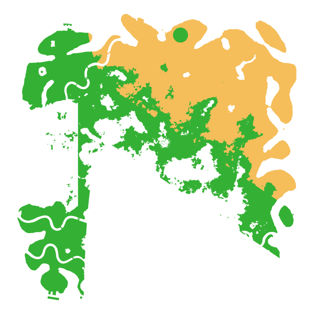 Biome Rust Map: Procedural Map, Size: 5500, Seed: 4444
