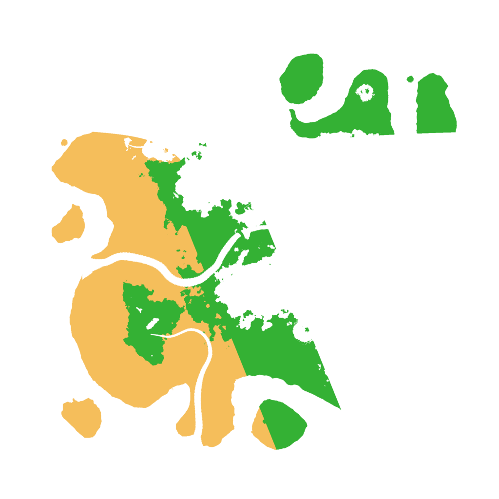 Biome Rust Map: Procedural Map, Size: 3000, Seed: 1171212229
