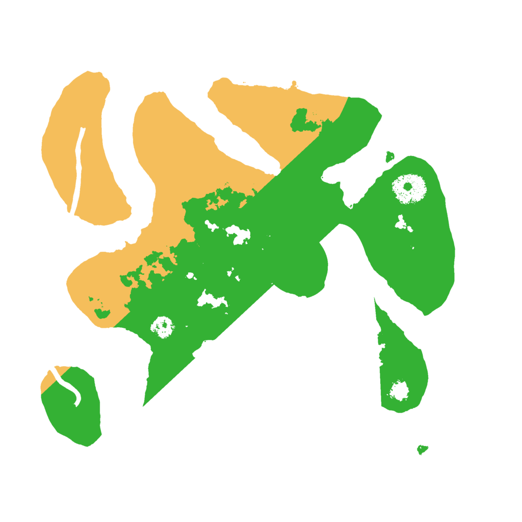 Biome Rust Map: Procedural Map, Size: 2500, Seed: 19742