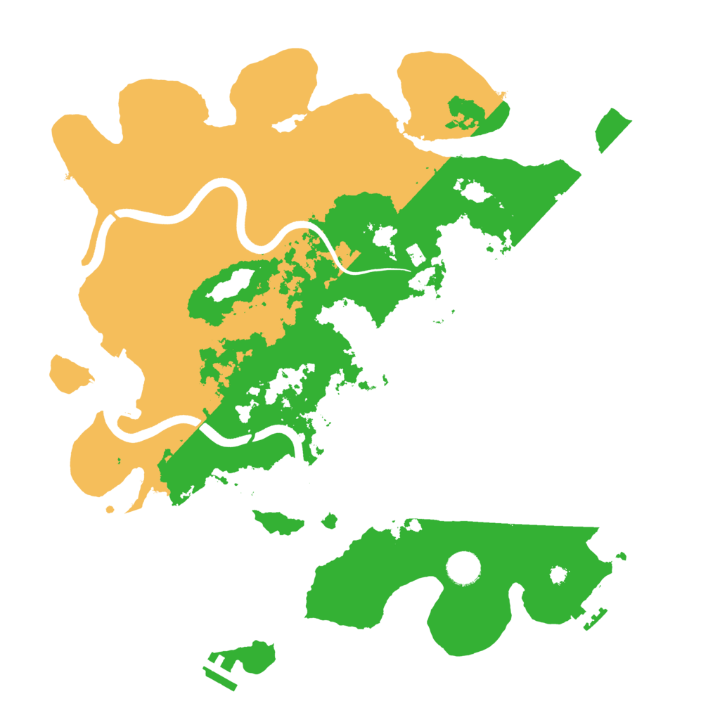 Biome Rust Map: Procedural Map, Size: 3750, Seed: 169736561