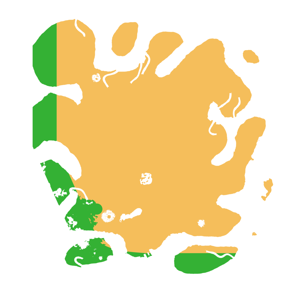 Biome Rust Map: Procedural Map, Size: 3500, Seed: 1646012516