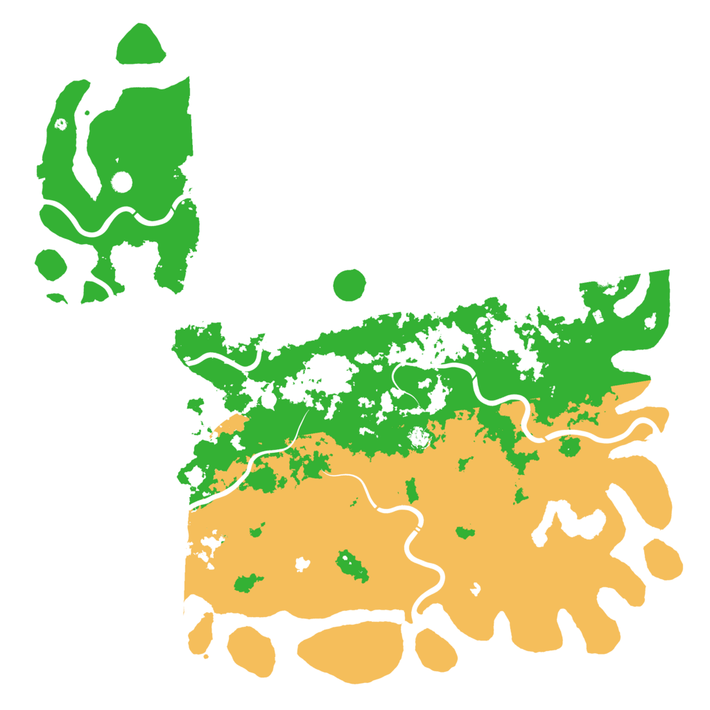 Biome Rust Map: Procedural Map, Size: 6000, Seed: 12094375