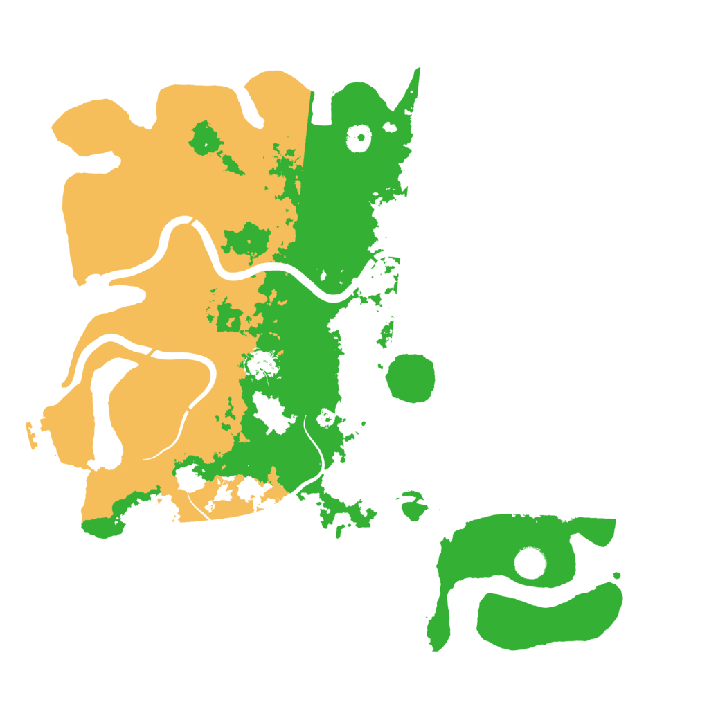 Biome Rust Map: Procedural Map, Size: 3950, Seed: 1092883526