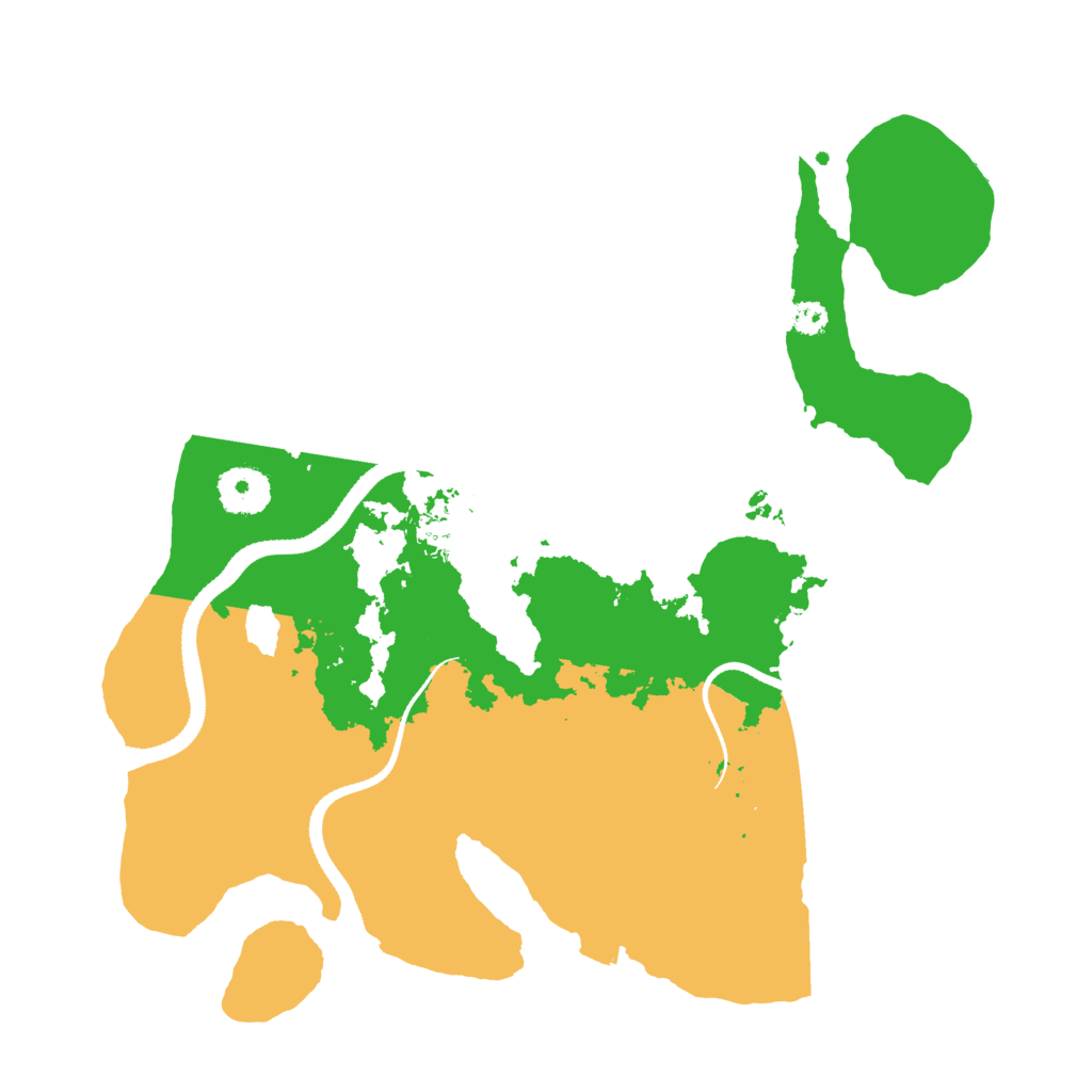 Biome Rust Map: Procedural Map, Size: 3265, Seed: 28498
