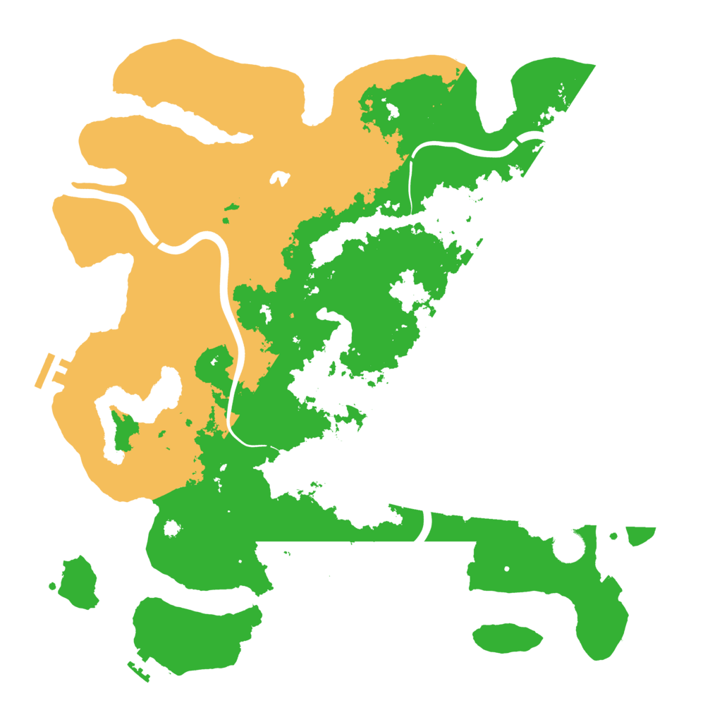 Biome Rust Map: Procedural Map, Size: 4000, Seed: 2048278580