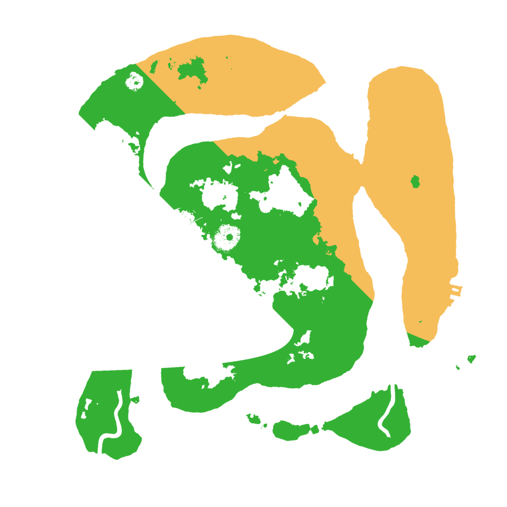 Biome Rust Map: Procedural Map, Size: 3000, Seed: 630363311