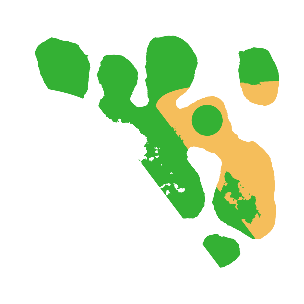 Biome Rust Map: Barren, Size: 2600, Seed: 4335533