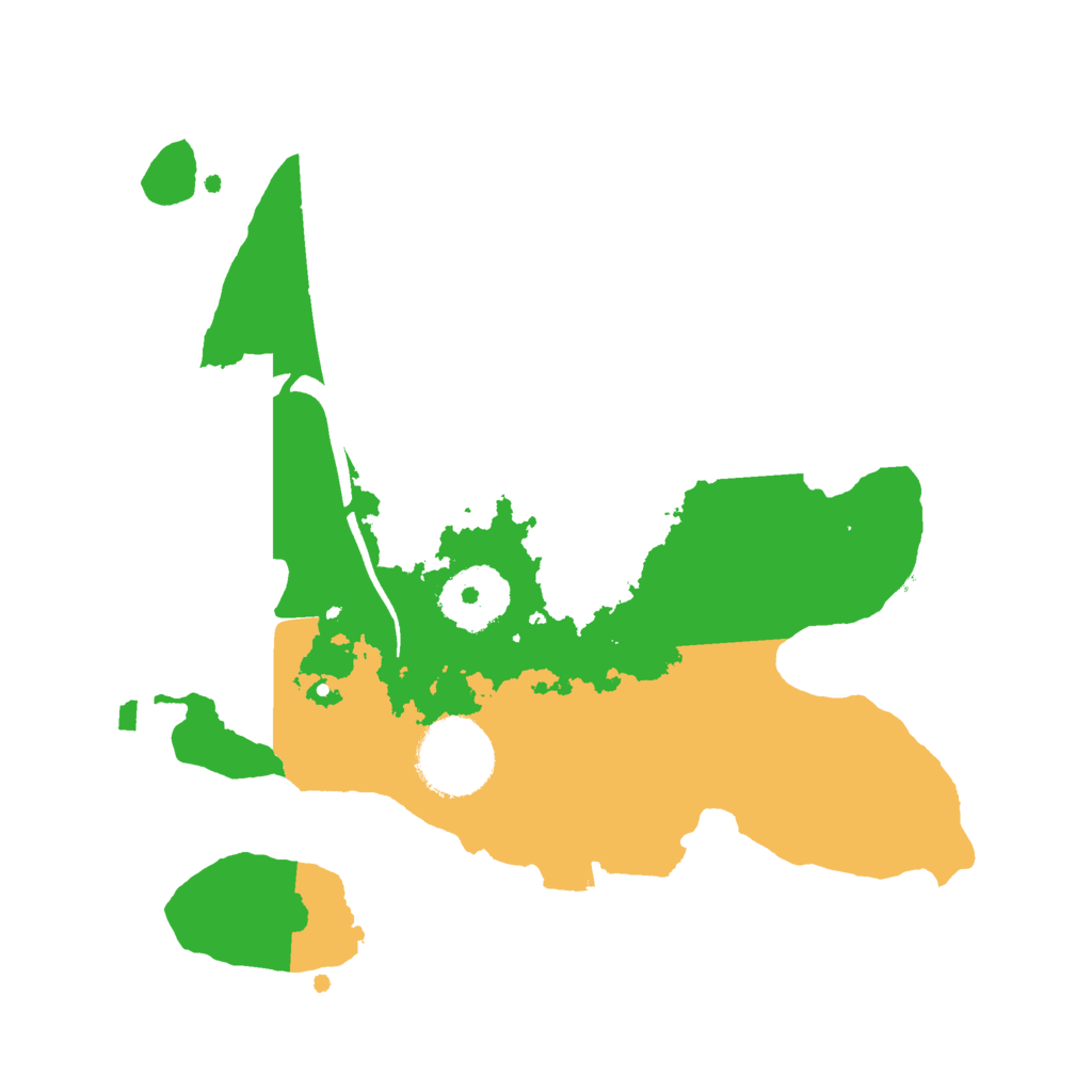 Biome Rust Map: Procedural Map, Size: 2500, Seed: 1480435986