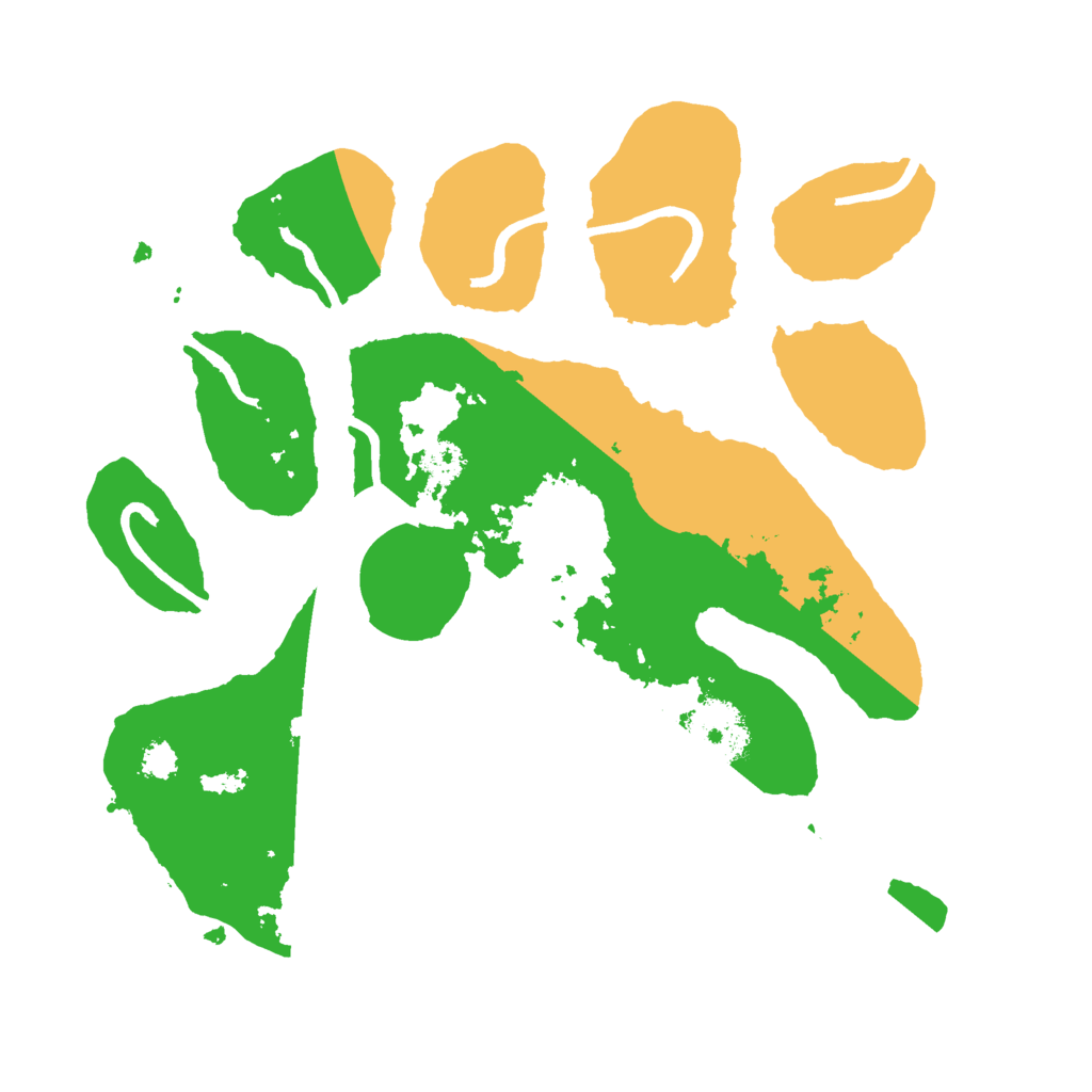 Biome Rust Map: Procedural Map, Size: 2700, Seed: 159701744