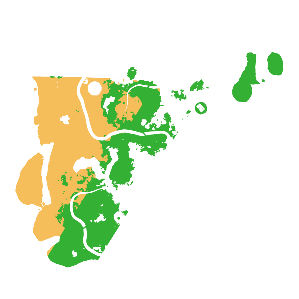 Biome Rust Map: Procedural Map, Size: 4000, Seed: 443668