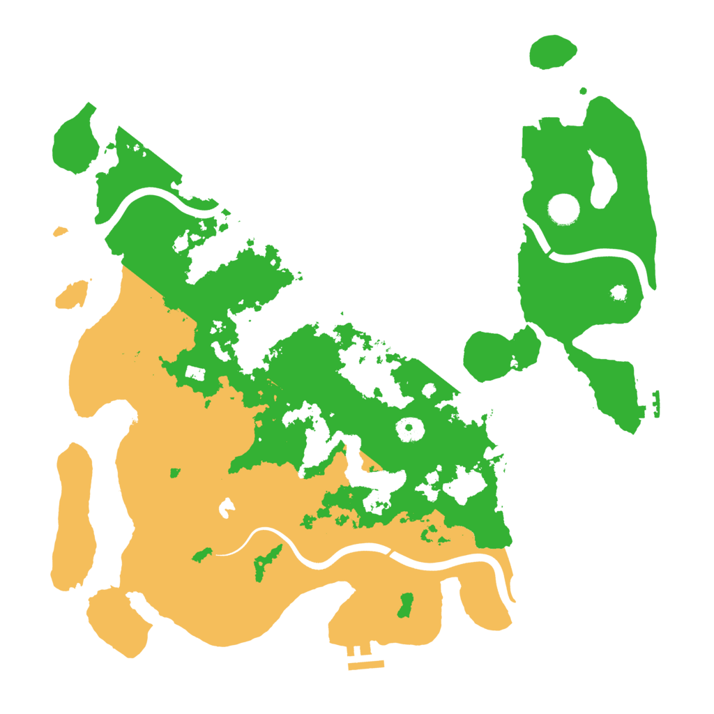 Biome Rust Map: Procedural Map, Size: 4000, Seed: 117059