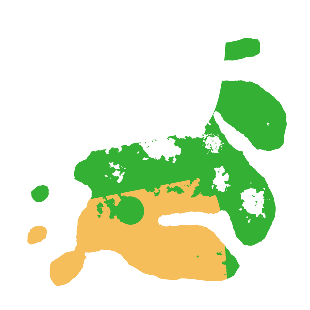 Biome Rust Map: Barren, Size: 3000, Seed: 62411