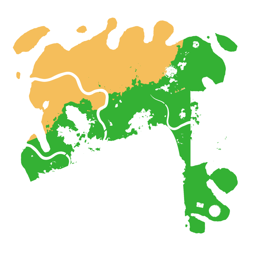 Biome Rust Map: Procedural Map, Size: 3850, Seed: 623682851