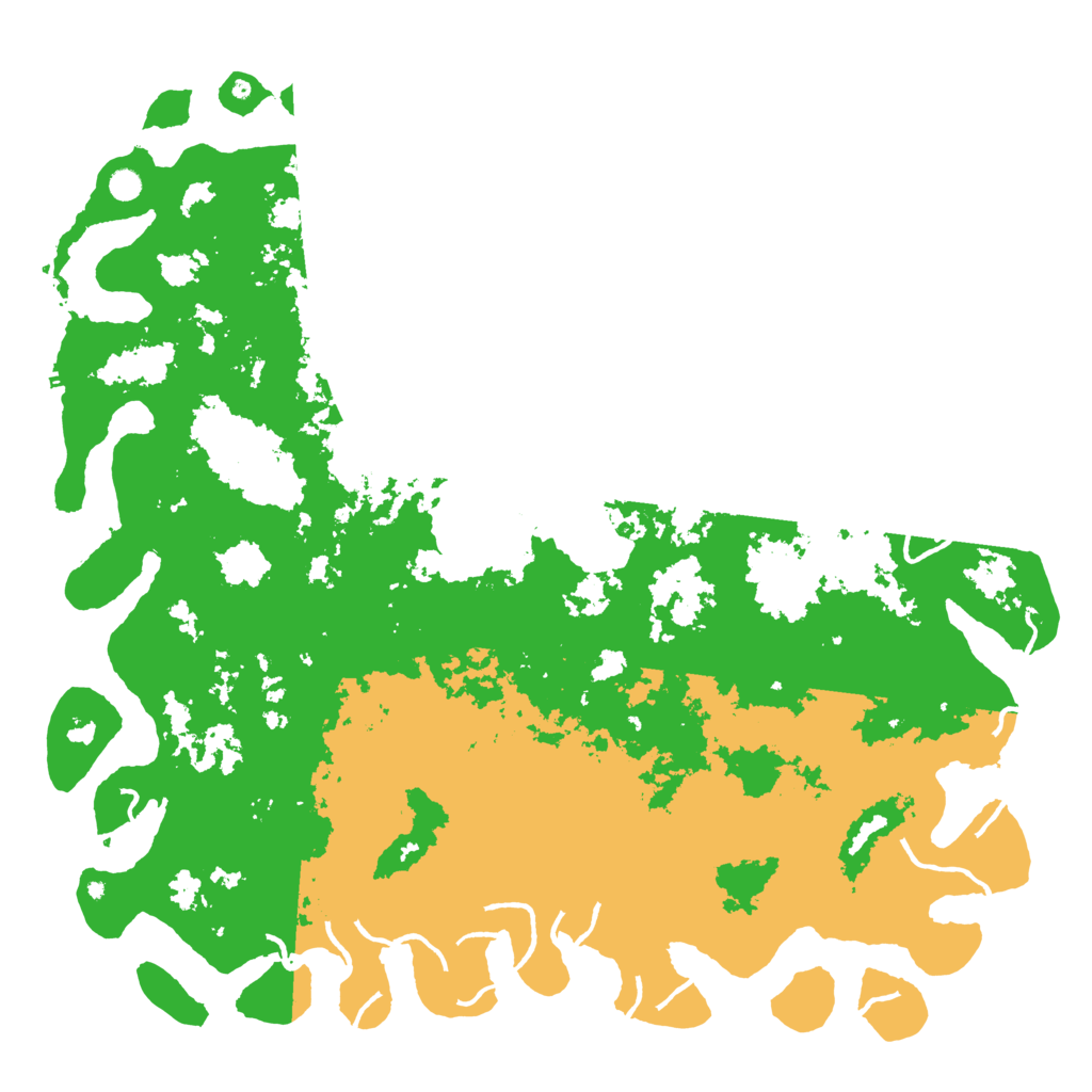 Biome Rust Map: Procedural Map, Size: 6000, Seed: 2147483645