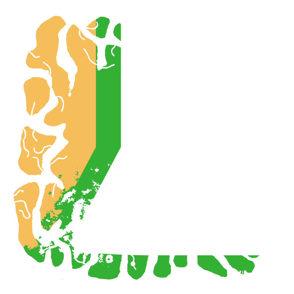 Biome Rust Map: Procedural Map, Size: 5500, Seed: 5555