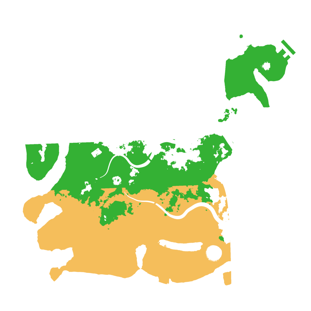 Biome Rust Map: Procedural Map, Size: 3500, Seed: 916762196