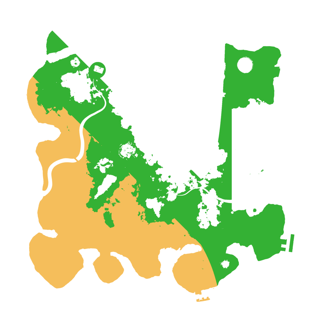 Biome Rust Map: Procedural Map, Size: 3500, Seed: 603450240