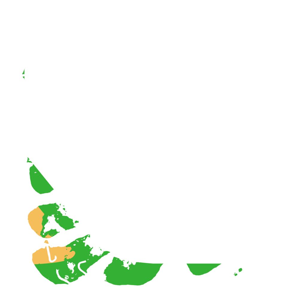 Biome Rust Map: Procedural Map, Size: 3700, Seed: 1031224432