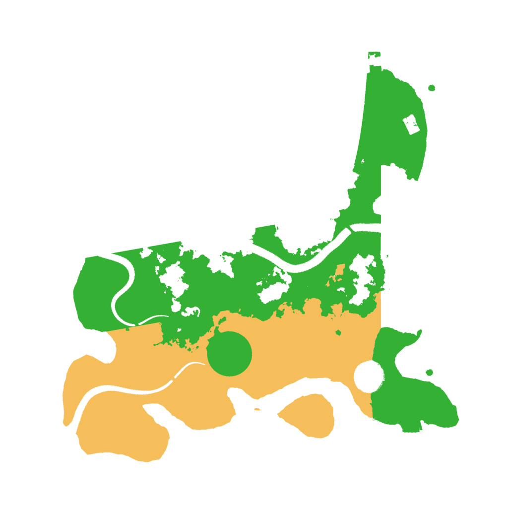 Biome Rust Map: Procedural Map, Size: 3000, Seed: 89572164