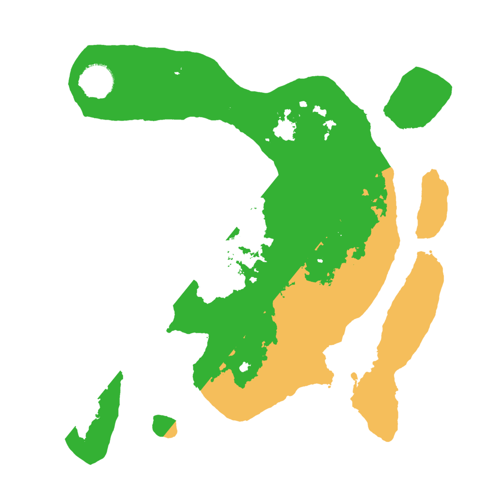 Biome Rust Map: Barren, Size: 2700, Seed: 4365643